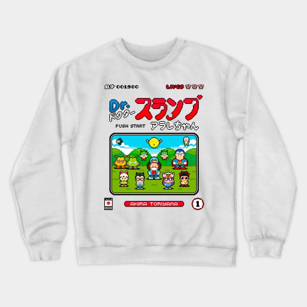 Arale Press Start Crewneck Sweatshirt by The_Oluk